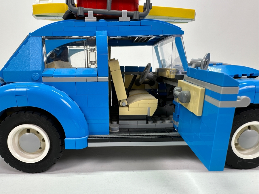 Lego Creator Volkswagen Beetle Car With Surfboard 10252 12W X 6.5H [Photo 9]
