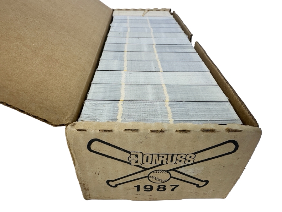 Donruss 1987 Factory Sealed Complete Baseball Cards Set With Puzzle 660 Cards [Photo 2]