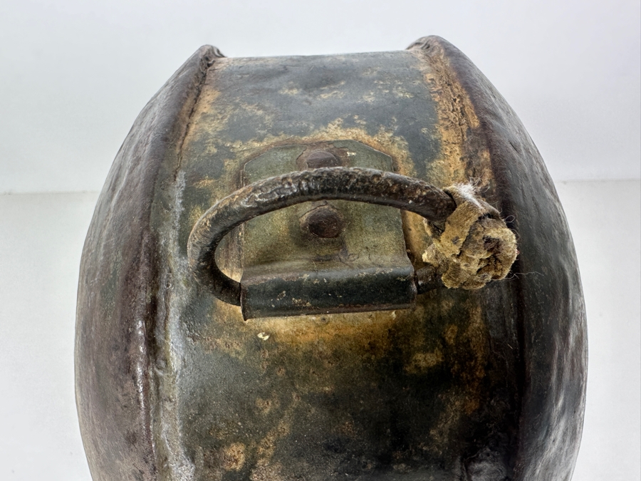 Antique Civil War Soldier Metal Canteen Drum 9.5W X 11H [Photo 5]