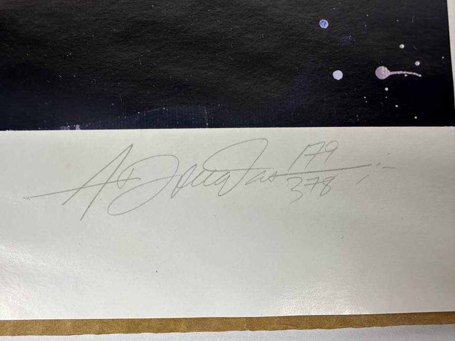 Angelo Marino Artist Signed Limited Edition (179/378) Emmitt Smith Dallas Cowboys Football Print 16 X 20 (Has Water Damage) [Photo 2]