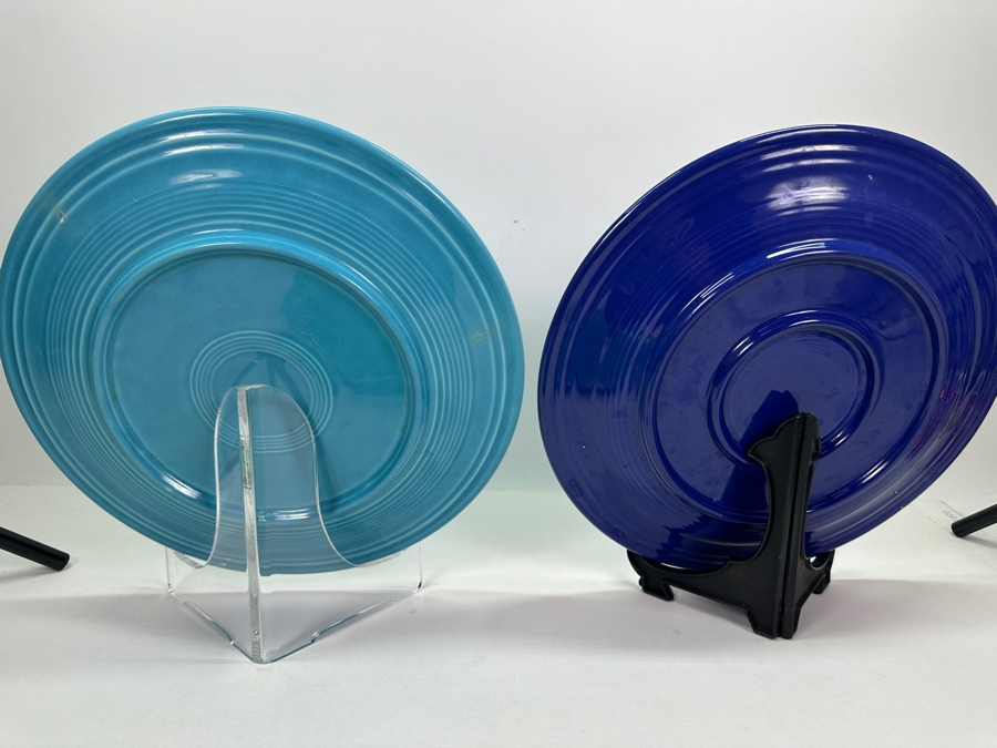 Fiesta Fiestaware - (2) Large 14.25'W Charger Plates & (1) 12.25'W Plate [Photo 6]