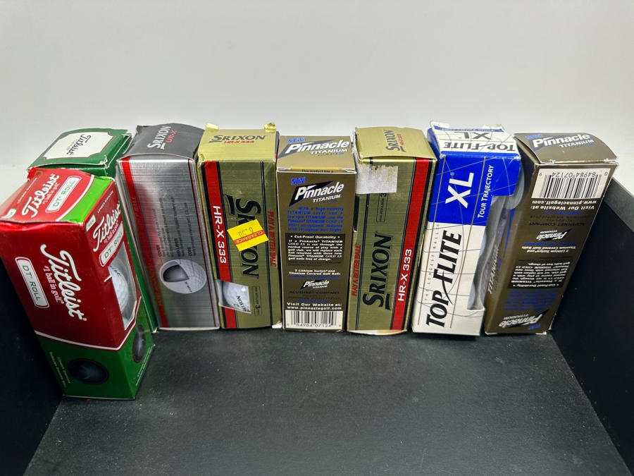 Various New Golf Balls, Wooden Golf Tees & Callaway Leather Golf Gloves Size ML [Photo 8]