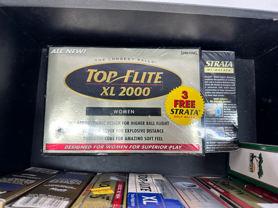 Various New Golf Balls, Wooden Golf Tees & Callaway Leather Golf Gloves Size ML [Photo 7]