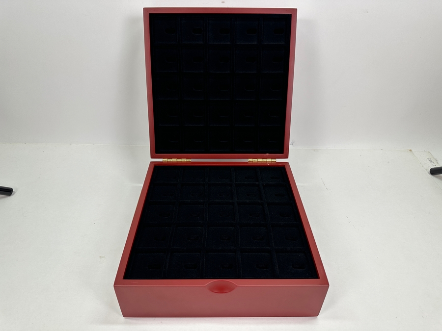 Pin Collection Box - The New York Yankees World Series Pin Collection (Empty - No Pins) 10'W X 10'D X 5.5'H [Photo 6]