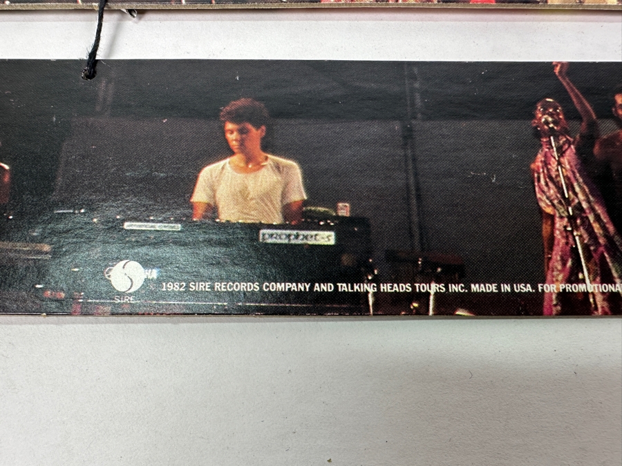 JUST ADDED - Rare Vintage 1982 Talking Heads The Name Of The Band Is Talking Heads Record Store Promotional Mobile Double-Sided 16 X 24 Estimate $400 [Photo 4]