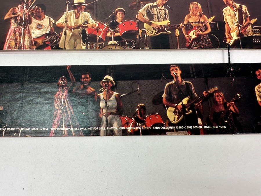 JUST ADDED - Rare Vintage 1982 Talking Heads The Name Of The Band Is Talking Heads Record Store Promotional Mobile Double-Sided 16 X 24 Estimate $400 [Photo 5]
