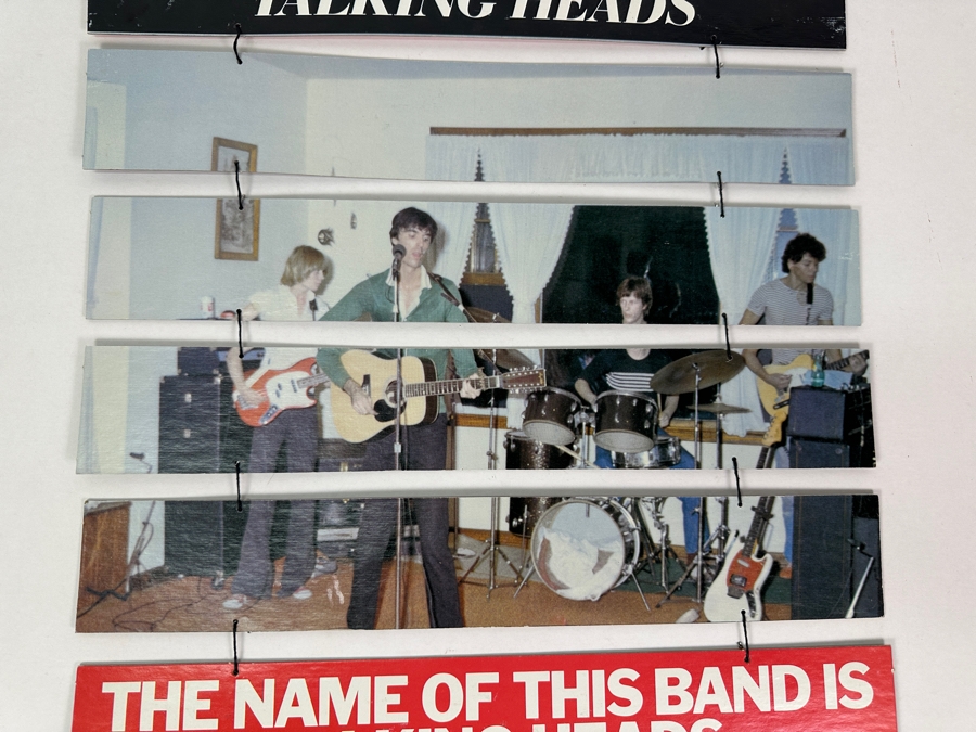 JUST ADDED - Rare Vintage 1982 Talking Heads The Name Of The Band Is Talking Heads Record Store Promotional Mobile Double-Sided 16 X 24 Estimate $400 [Photo 6]