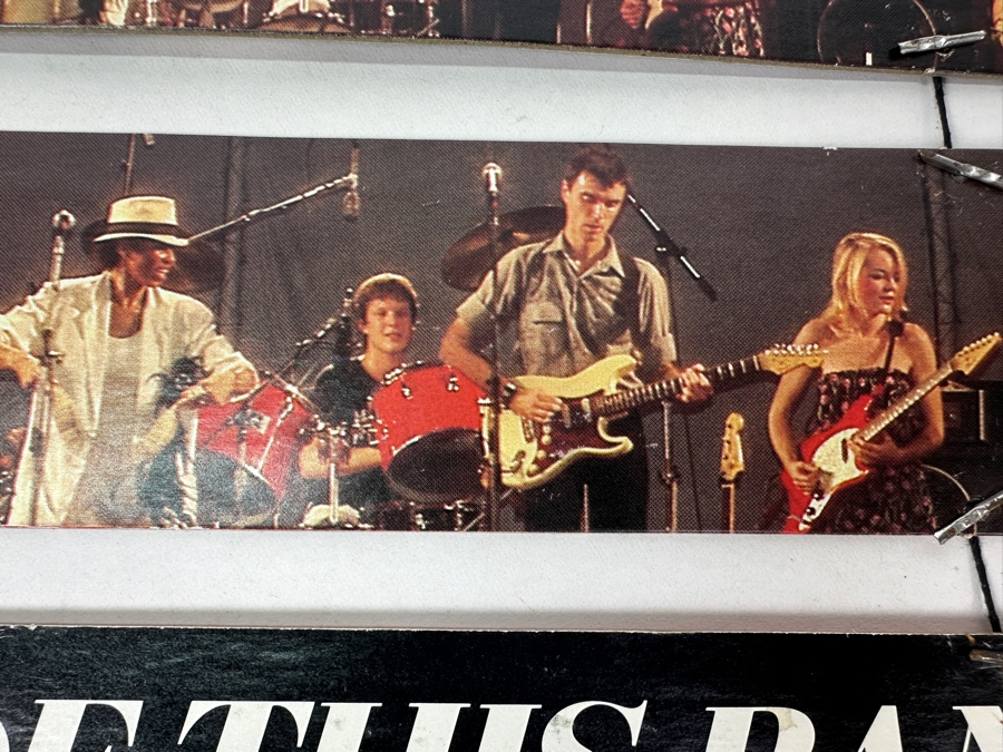 JUST ADDED - Rare Vintage 1982 Talking Heads The Name Of The Band Is Talking Heads Record Store Promotional Mobile Double-Sided 16 X 24 Estimate $400 [Photo 12]