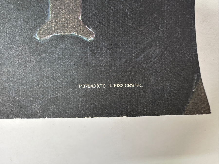 JUST ADDED - Vintage 1982 XTC Band Poster 23 X 23 [Photo 2]