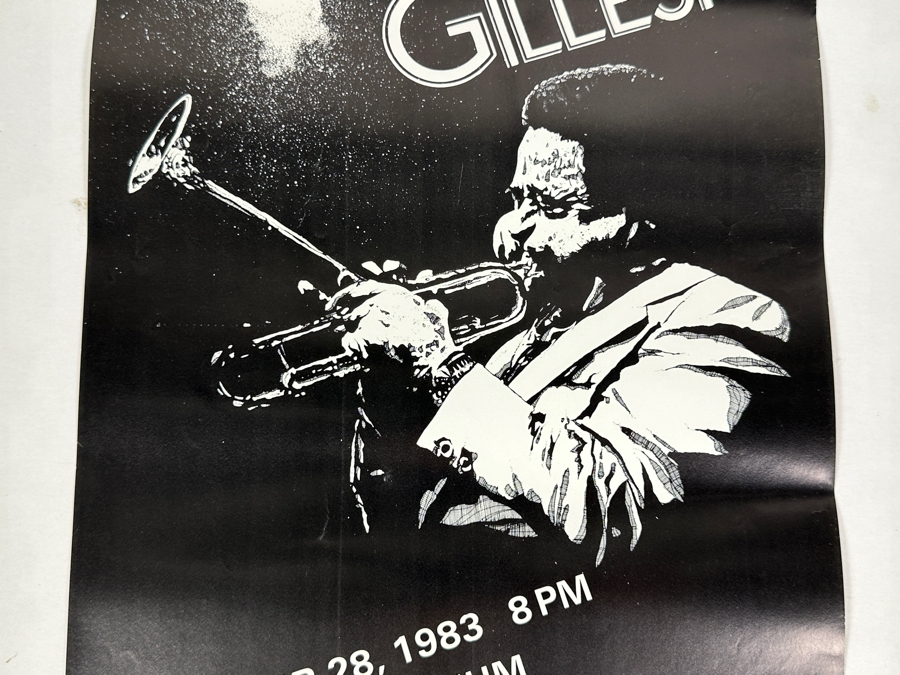 JUST ADDED - Dizzy Gillespie SPC Consorts Presents September 28, 1983 Shryock Auditorium Concert Poster 11 X 17 [Photo 3]