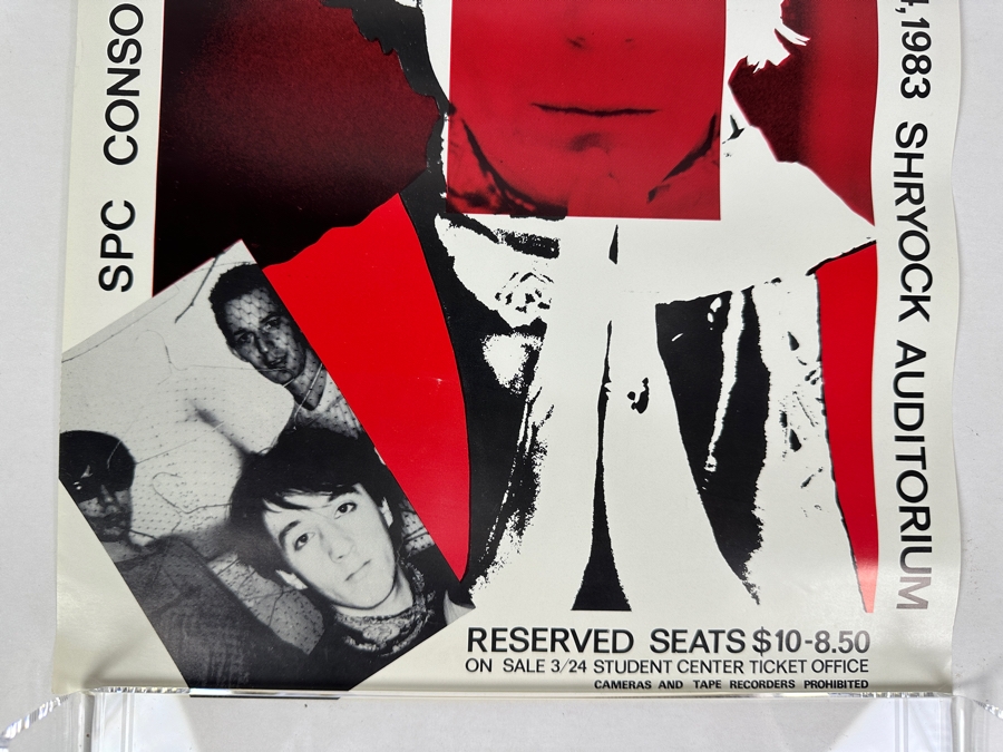 JUST ADDED - The Psychedelic Furs April 4, 1983 Shryock Auditorium Concert Poster 11 X 14 [Photo 3]