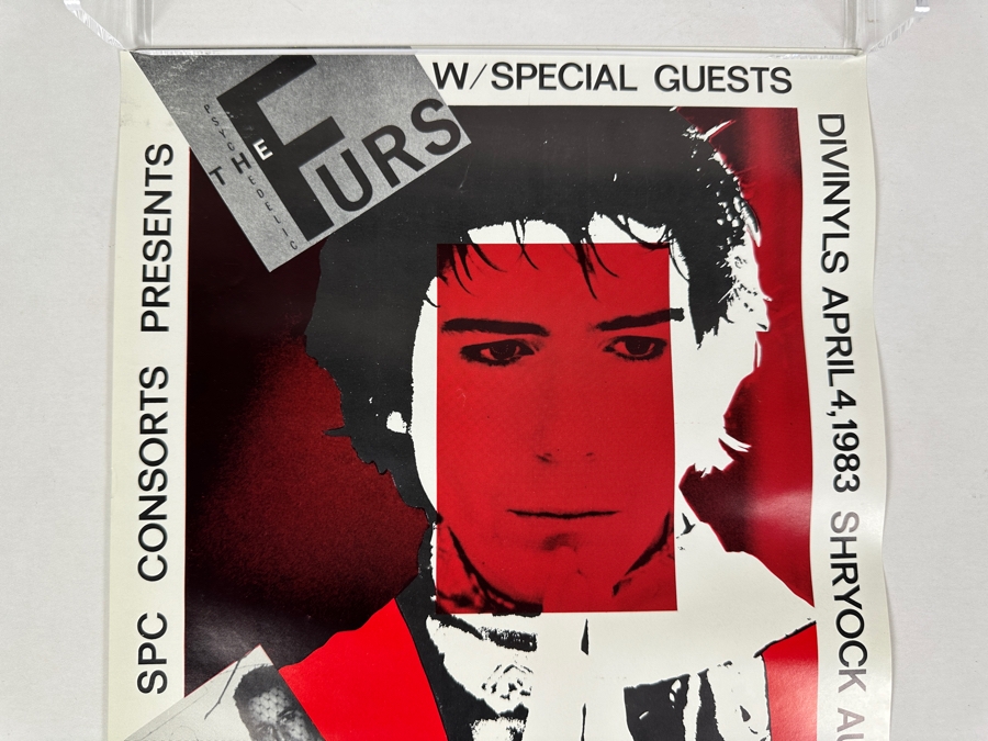 JUST ADDED - The Psychedelic Furs April 4, 1983 Shryock Auditorium Concert Poster 11 X 14 [Photo 2]
