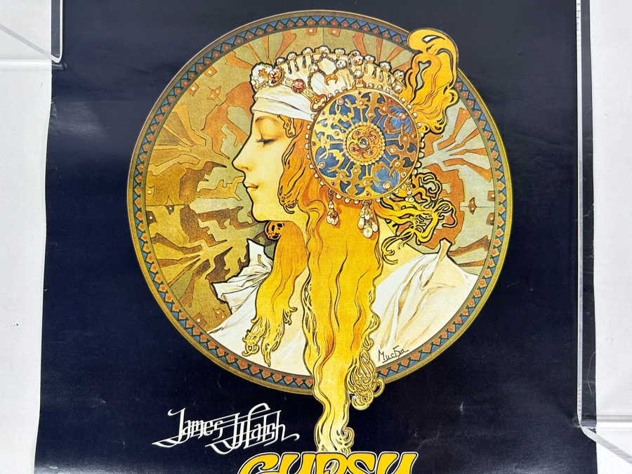 JUST ADDED - Vintage 1978 James Walsh Gypsy Band Poster 14 X 25.5 [Photo 2]