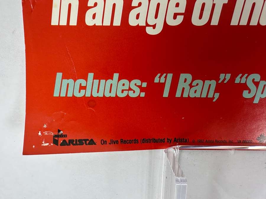 JUST ADDED - Vintage 1982 A Flock Of Seagulls Poster 17 X 22 [Photo 4]