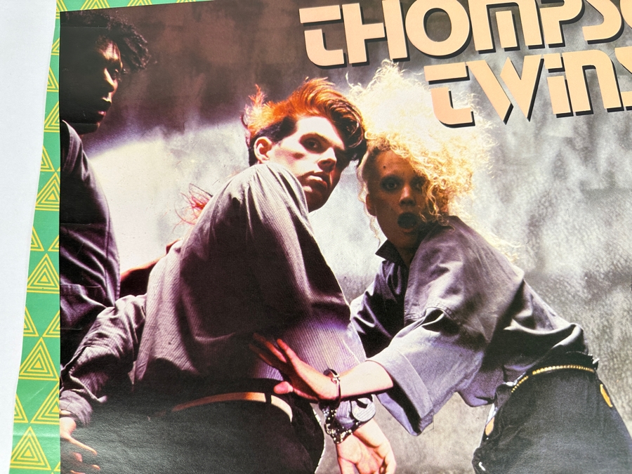 JUST ADDED - Vintage 1983 Thompson Twins Side Kicks Poster 17 X 22 [Photo 3]