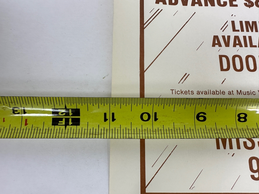 JUST ADDED - Vintage The Psychedelic Furs Mississippi Nights Concert Poster 11 X 17 [Photo 5]