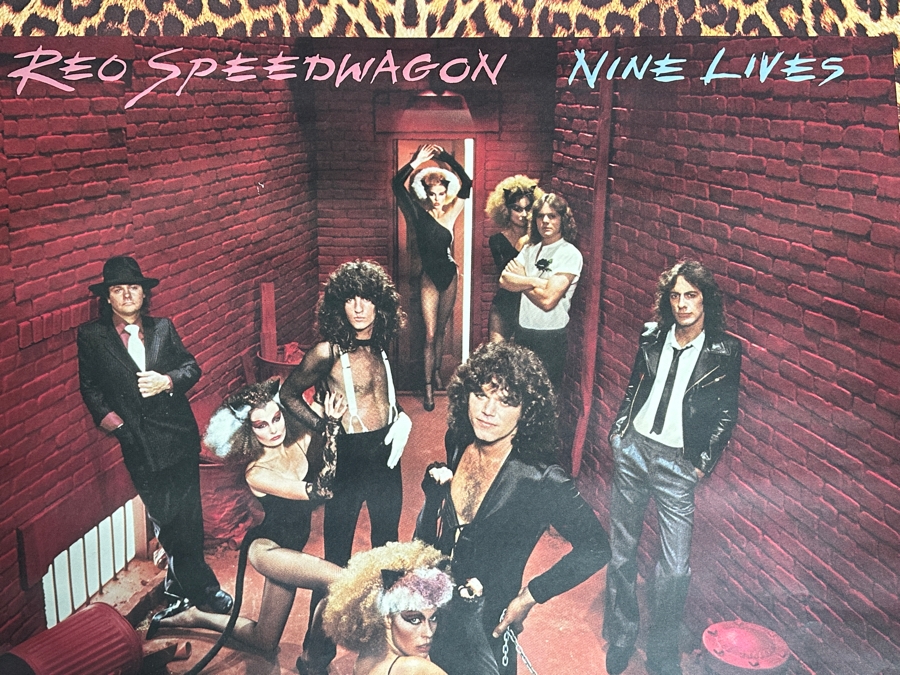 JUST ADDED - Vintage REO Speedwagon Nine Lives Poster 42 X 44 [Photo 4]