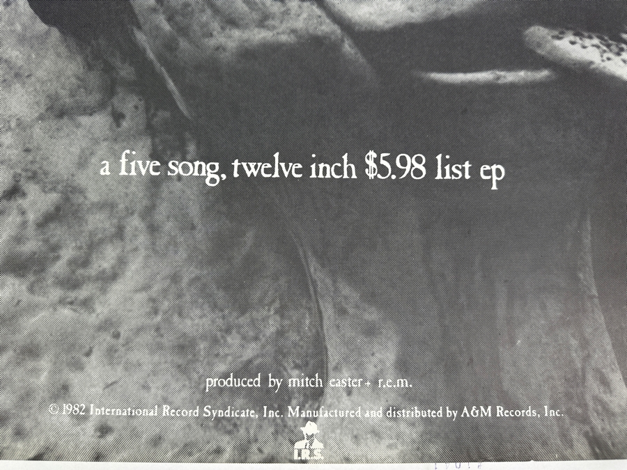 JUST ADDED - Vintage 1982 R.E.M. Chronic Town Poster 19.5 X 27 [Photo 4]