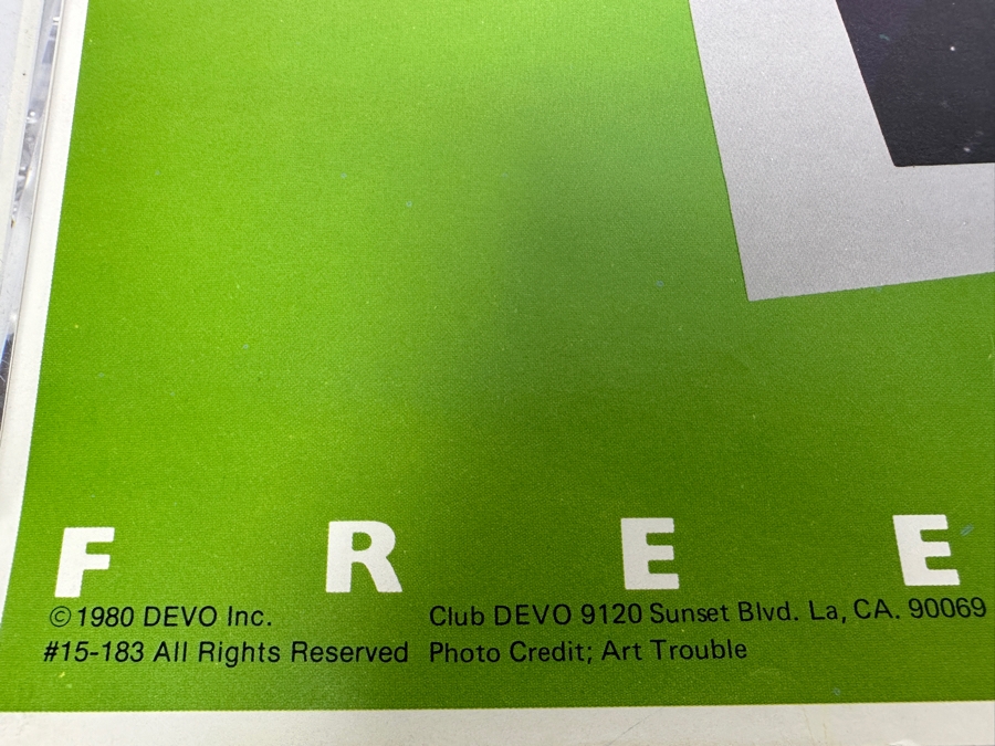 JUST ADDED - Vintage 1980 DEVO Freedom Of Choice Poster 34.5 X 22.5 [Photo 5]