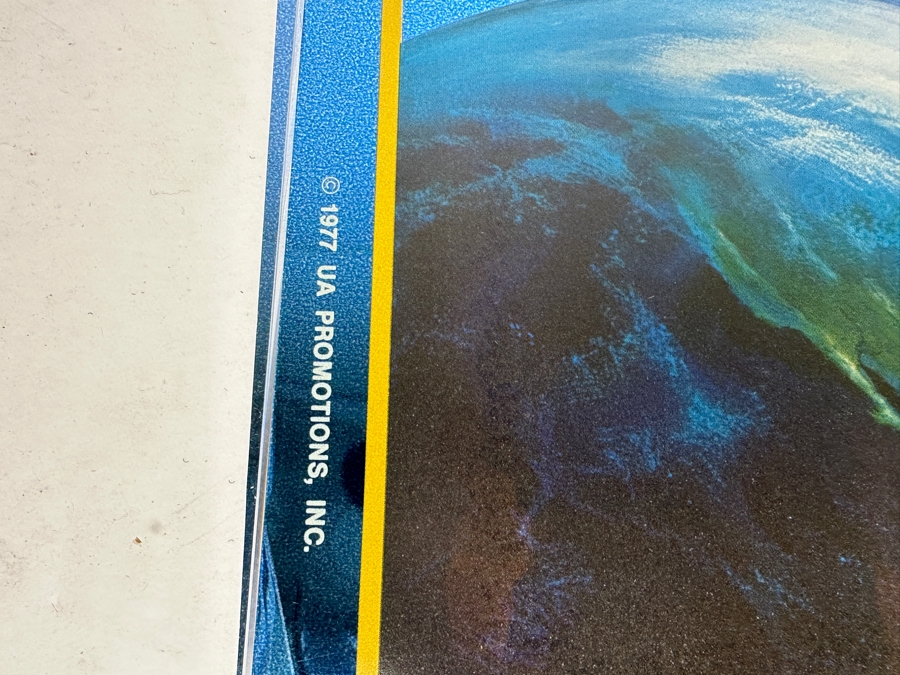 JUST ADDED - Vintage 1977 ELO Out Of The Blue Foil Poster 29.5 X 21 [Photo 6]