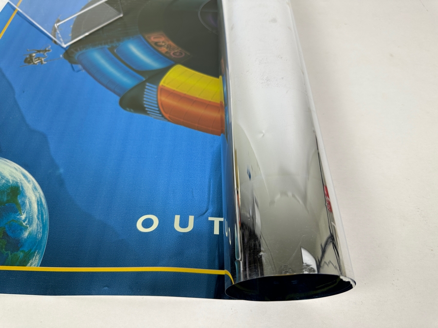 JUST ADDED - Vintage 1977 ELO Out Of The Blue Foil Poster 29.5 X 21 [Photo 9]