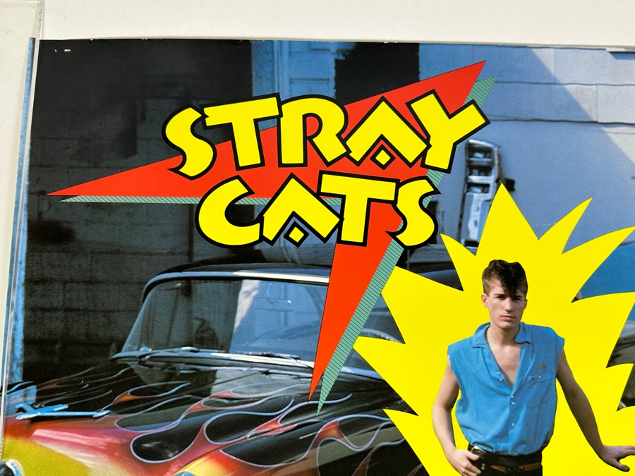 JUST ADDED - Vintage 1982 Stray Cats Built For Speed Poster 30 X 20 [Photo 3]