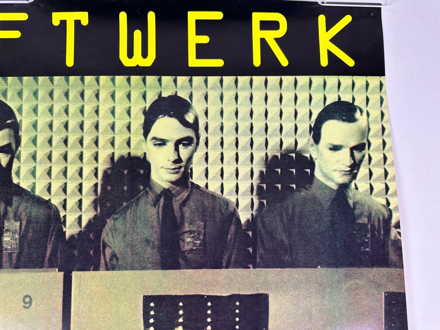 JUST ADDED - Vintage 1981 Kraftwerk Poster 23 X 23 [Photo 3]