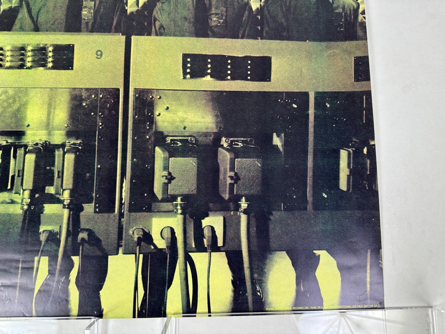 JUST ADDED - Vintage 1981 Kraftwerk Poster 23 X 23 [Photo 4]