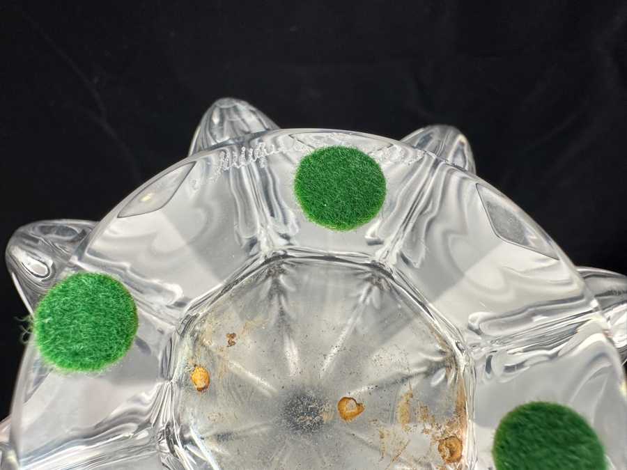 Stunning Lalique France Etched Crystal Vase 13.5H [Photo 7]