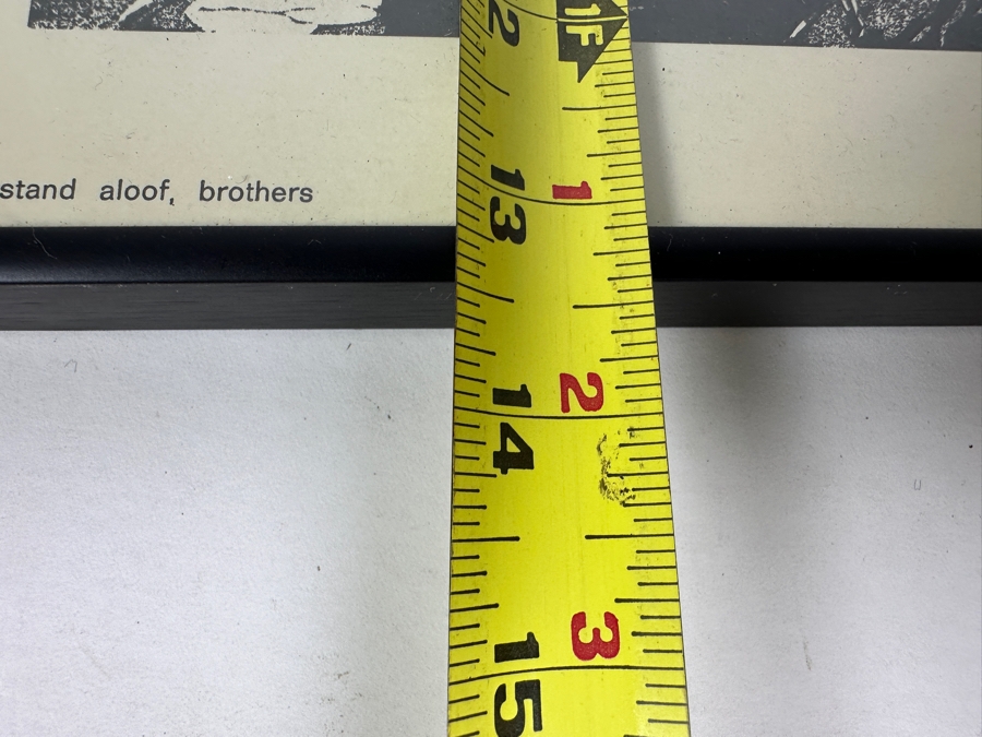 Pair Of Framed Russian Soviet Jewish Prints By Yosef Kuzkovski: No Brothers Stand With Submitting Hands / Let My People Go 10 X 13 [Photo 14]