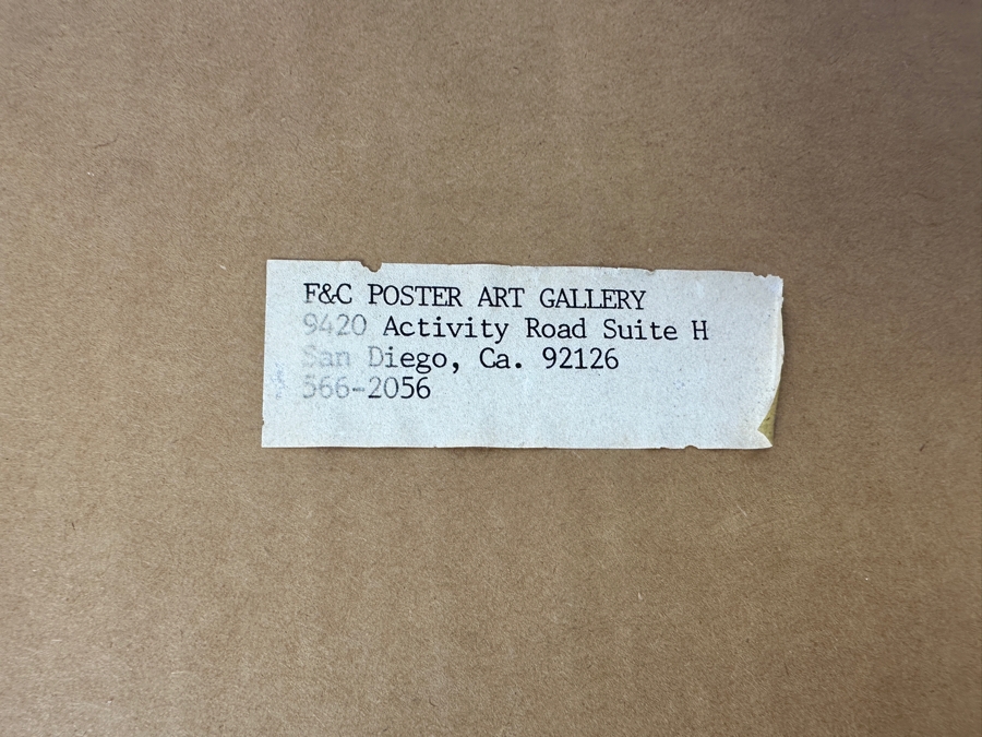 Monopoly Game Boardwalk Card Print Framed 20 X 24 [Photo 3]