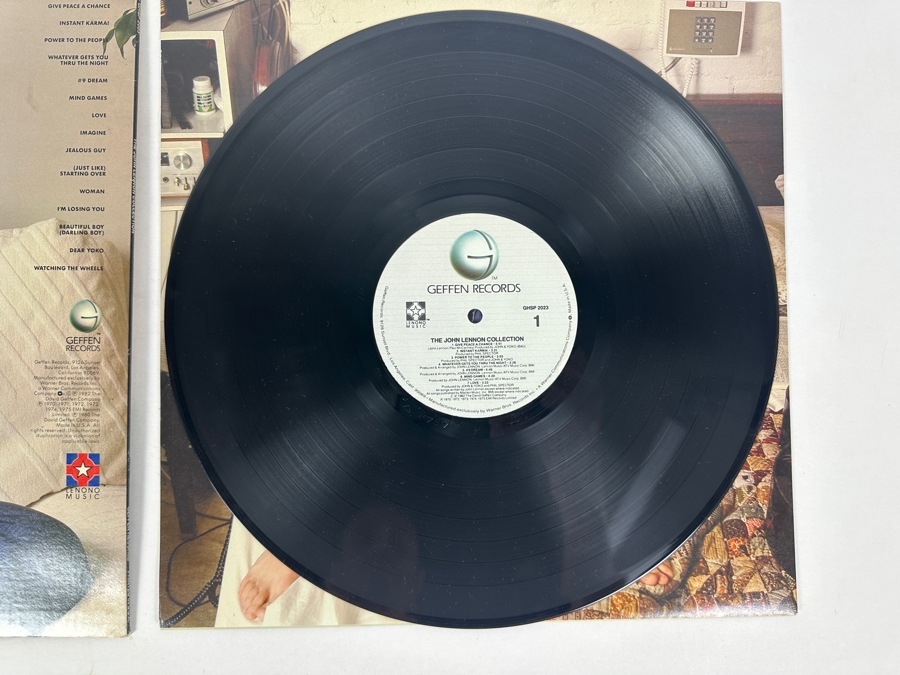 The John Lennon Collection Geffen Records GHSP 2023 1982 Vinyl Record [Photo 4]