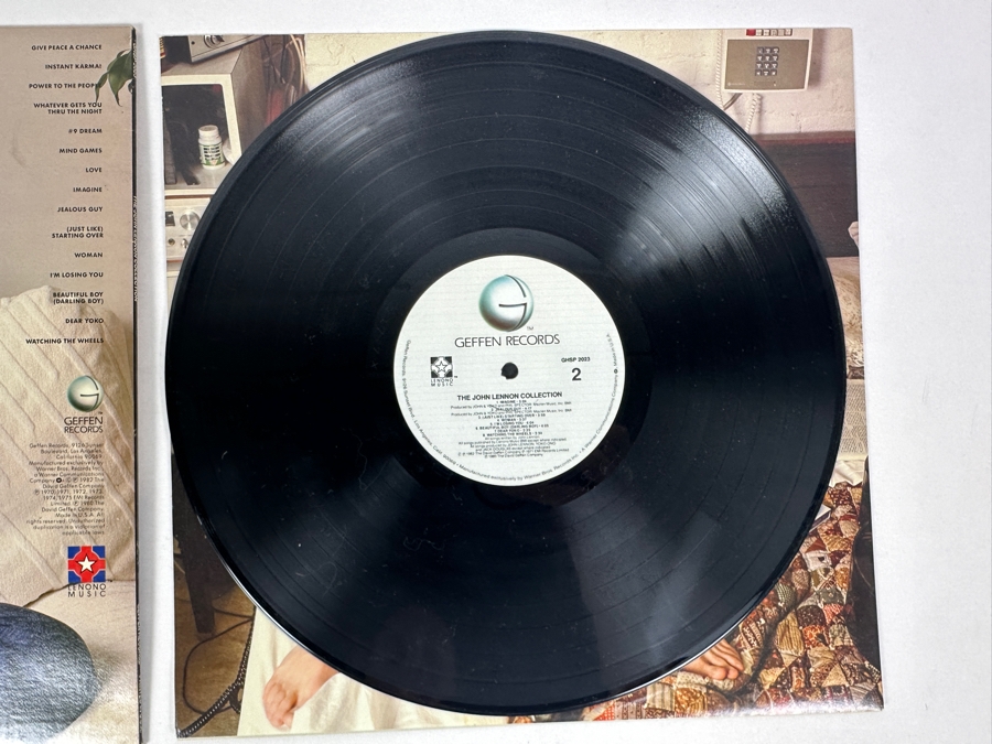 The John Lennon Collection Geffen Records GHSP 2023 1982 Vinyl Record [Photo 6]