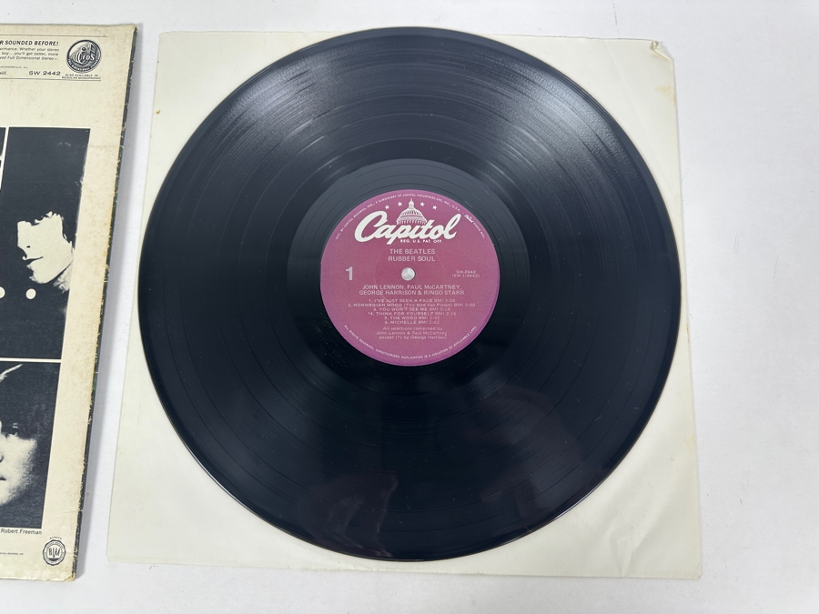 The Beatles - Rubber Soul Capitol Records SW-2442 Vinyl Record [Photo 4]