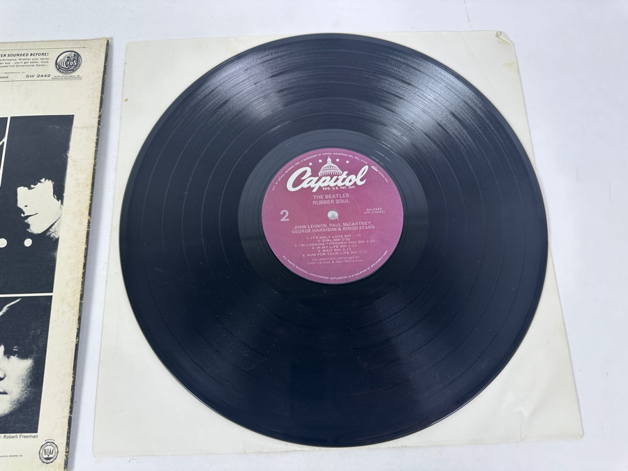 The Beatles - Rubber Soul Capitol Records SW-2442 Vinyl Record [Photo 6]