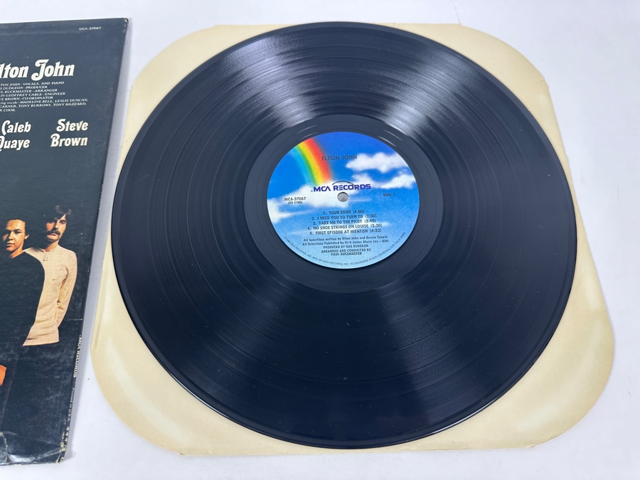 Elton John - Elton John MCA Records MCA-37067 1980 Vinyl Record [Photo 4]