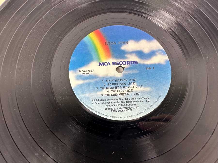 Elton John - Elton John MCA Records MCA-37067 1980 Vinyl Record [Photo 7]