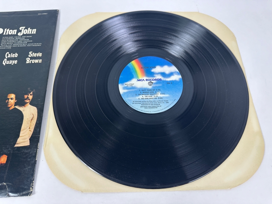 Elton John - Elton John MCA Records MCA-37067 1980 Vinyl Record [Photo 6]