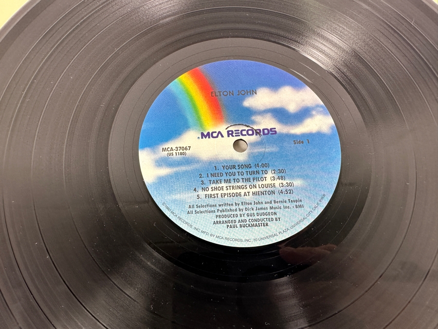 Elton John - Elton John MCA Records MCA-37067 1980 Vinyl Record [Photo 5]