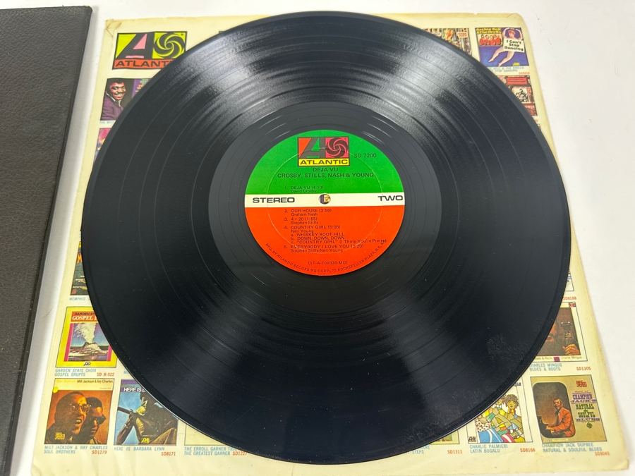 Crosby, Stills, Nash & Young - Deja Vu Atlantic Records SD 7200 Gatefold Vinyl Record [Photo 7]