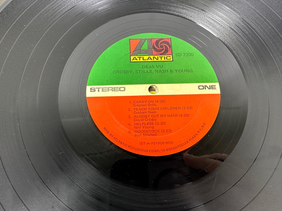 Crosby, Stills, Nash & Young - Deja Vu Atlantic Records SD 7200 Gatefold Vinyl Record [Photo 6]
