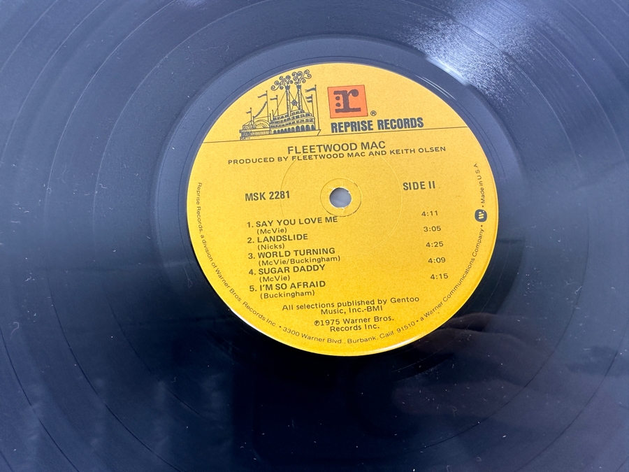 Fleetwood Mac - Fleetwood Mac Reprise Records MSK 2281 1975 Vinyl Record [Photo 7]