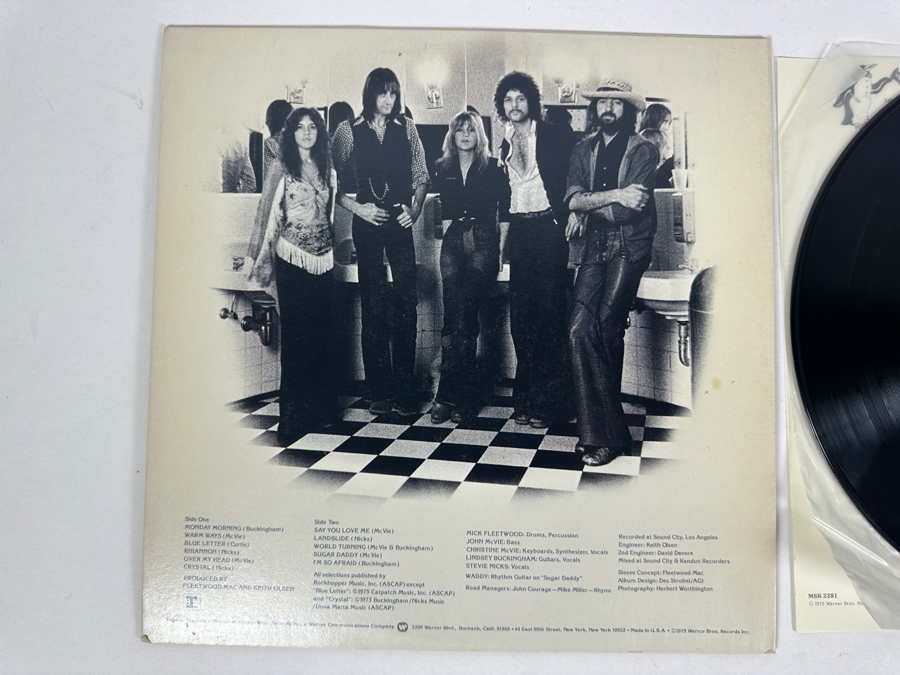 Fleetwood Mac - Fleetwood Mac Reprise Records MSK 2281 1975 Vinyl Record [Photo 3]