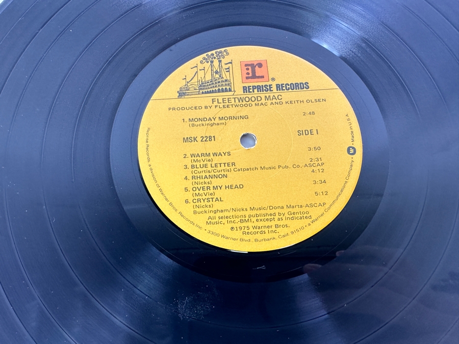 Fleetwood Mac - Fleetwood Mac Reprise Records MSK 2281 1975 Vinyl Record [Photo 5]