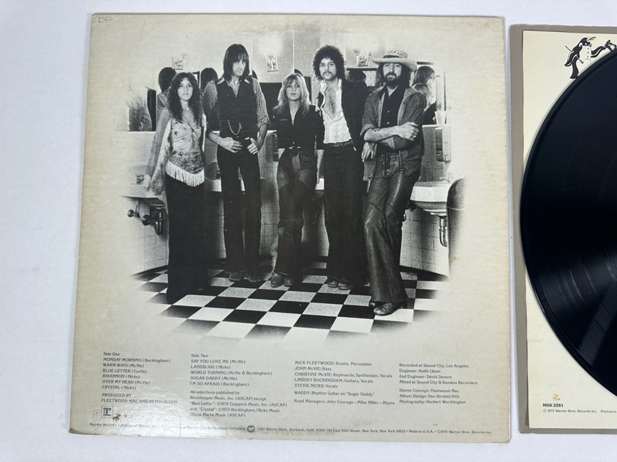 Fleetwood Mac - Fleetwood Mac Reprise Records MSK 2281 1975 Vinyl Record [Photo 3]