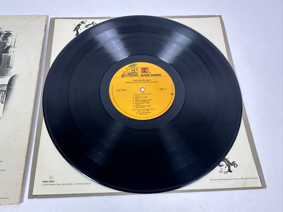 Fleetwood Mac - Fleetwood Mac Reprise Records MSK 2281 1975 Vinyl Record [Photo 6]
