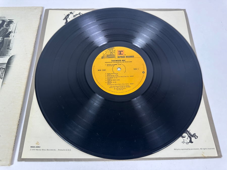Fleetwood Mac - Fleetwood Mac Reprise Records MSK 2281 1975 Vinyl Record [Photo 4]