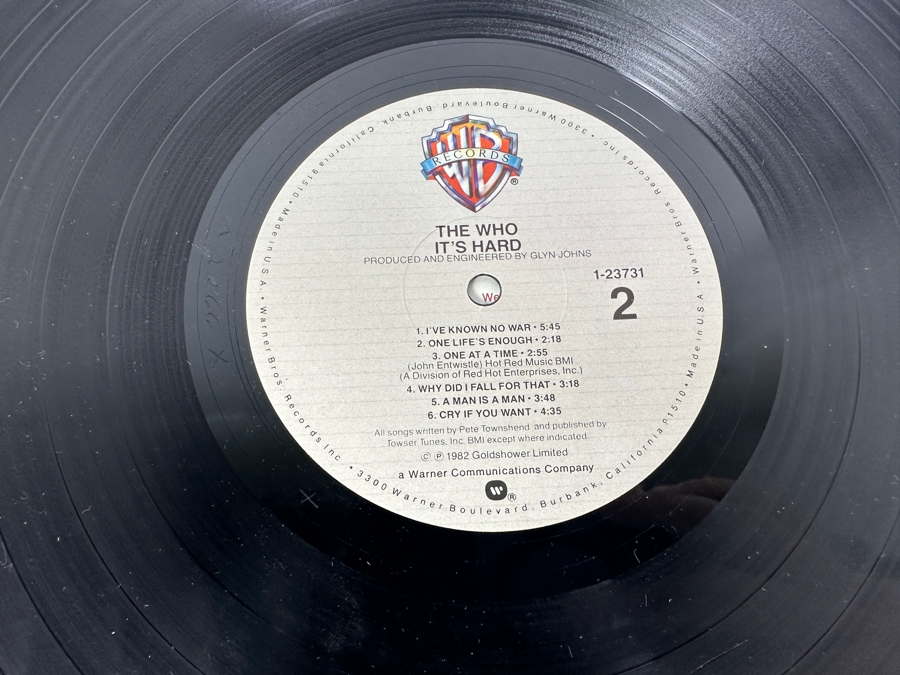 The Who - It's Hard Warner Bros Records 1-23731 1982 Vinyl Record [Photo 7]
