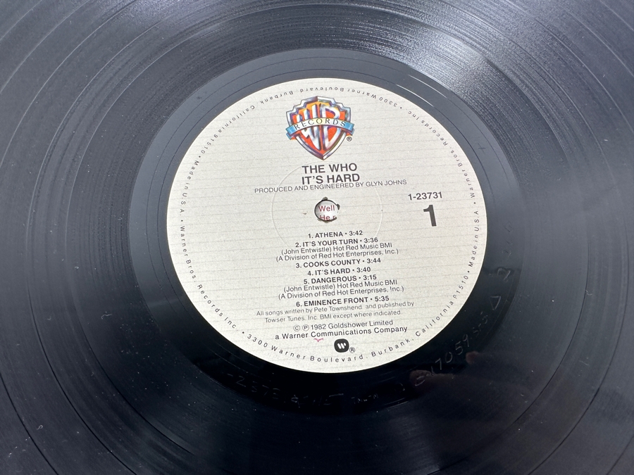 The Who - It's Hard Warner Bros Records 1-23731 1982 Vinyl Record [Photo 5]