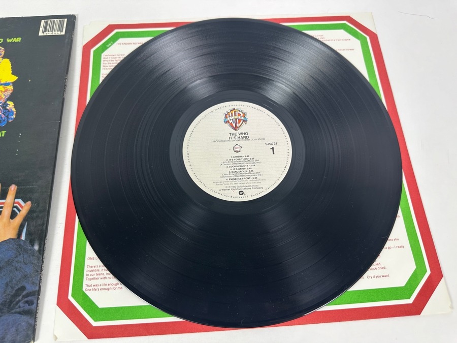 The Who - It's Hard Warner Bros Records 1-23731 1982 Vinyl Record [Photo 4]